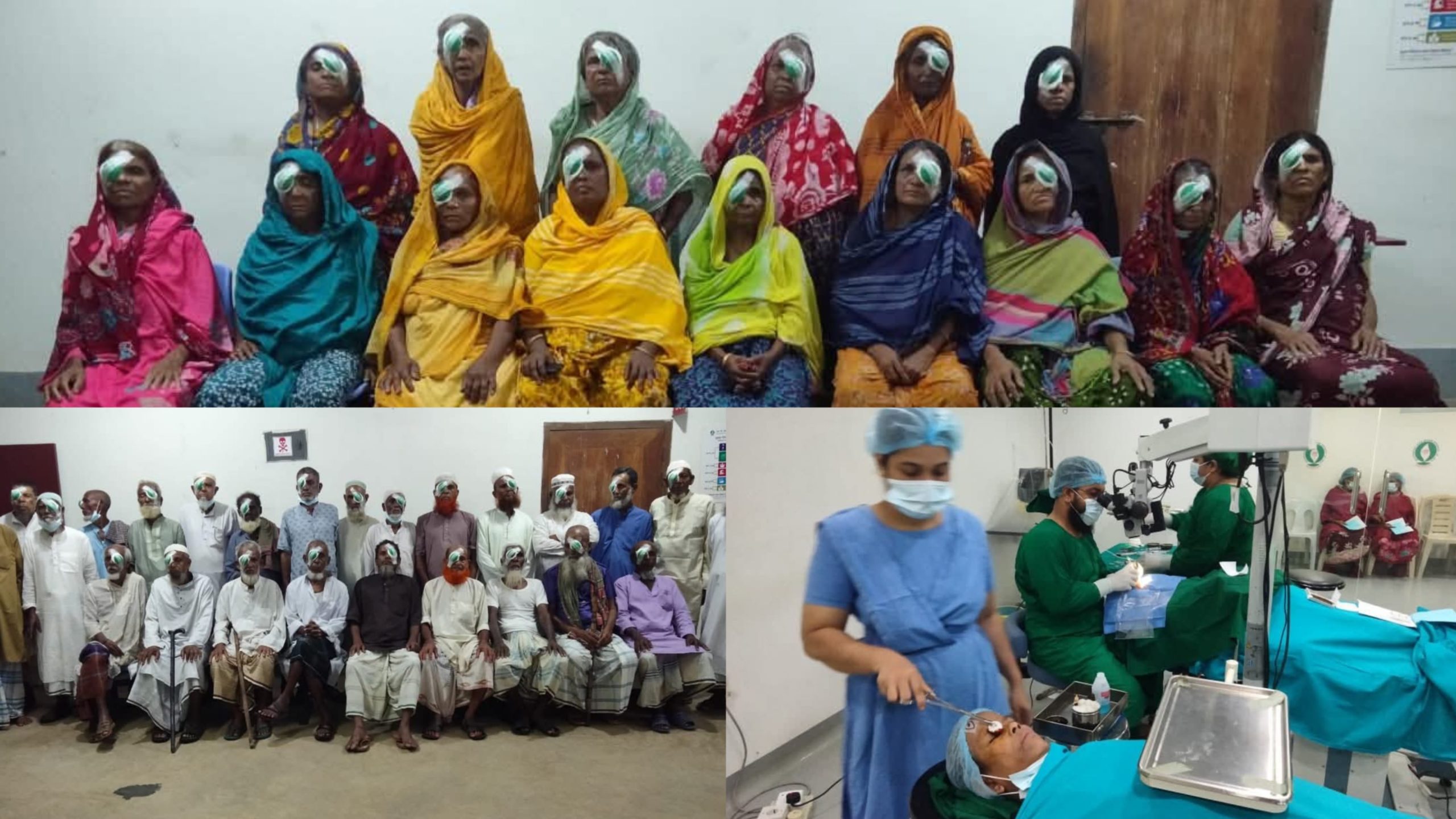 কায়সার কামালের মানবিক উদ্যোগে চোখে আলো ফিরলো তিন শতাধিক মানুষের