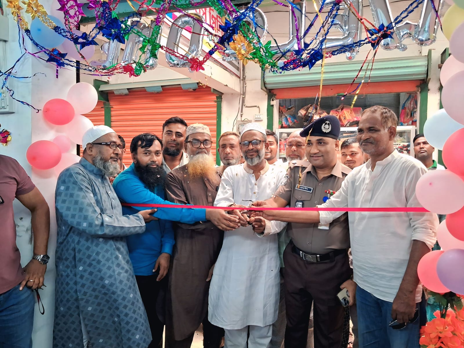 মাদারগঞ্জে প্রবাসী টিউলিপ প্রিন্টিং প্রেস শুভ উদ্বোধন