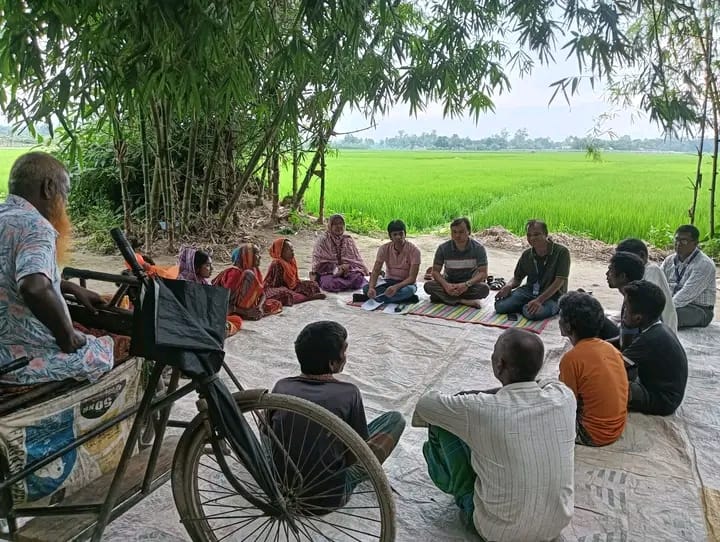 ঠাকুরগাঁওয়ে ইএসডিও’র কার্যক্রম পরিদর্শনে পিকেএসএফের প্রতিনিধি দল 
